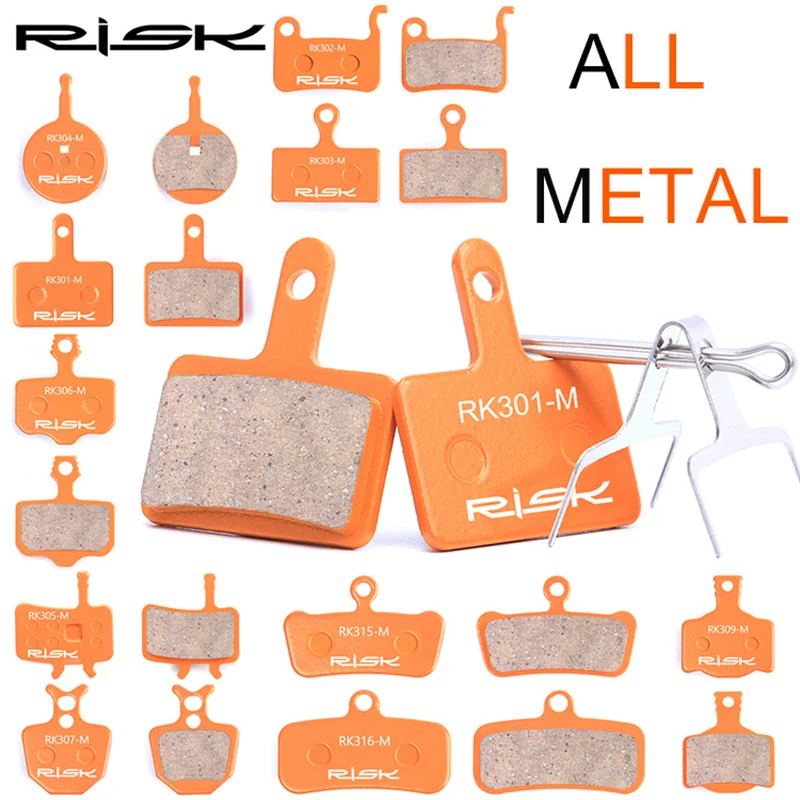 

All Metallic Bicycle Disc Brake Pads for Shimano XT XTR M8000/Sram/Avid/Magura/Giant/Formula/Tektro Disc Brake Pads 1 Pairs