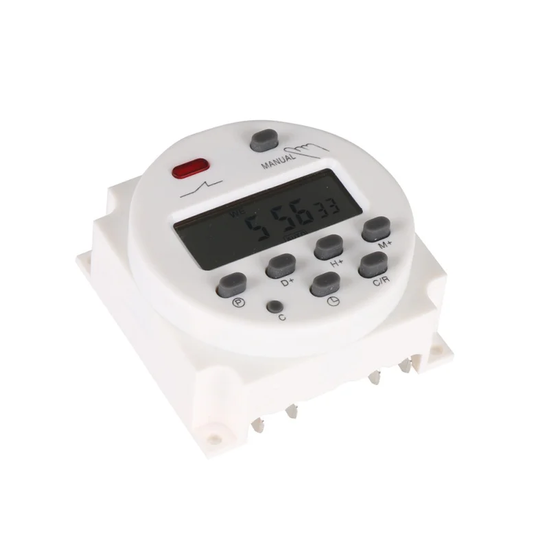 

AC 12V 24V 220V 240V Digital LCD Power Timer weekly 7days Programmable Time Switch Relay 8A TO 16A TIMER 10A CN101 Mini