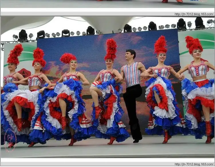 Испанский танец костюмы косплей Бар открытие сцены вечерние костюмы с перьями