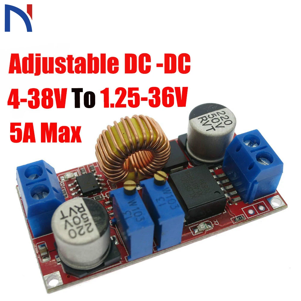 XL4015E1 5A DC В CC CV литиевая батарея понижающая плата для зарядки светодиодный