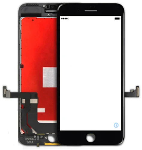 10 шт./лот оригинальный черно белый ЖК дисплей для iPhone 7 сенсорный экран 100% тест без
