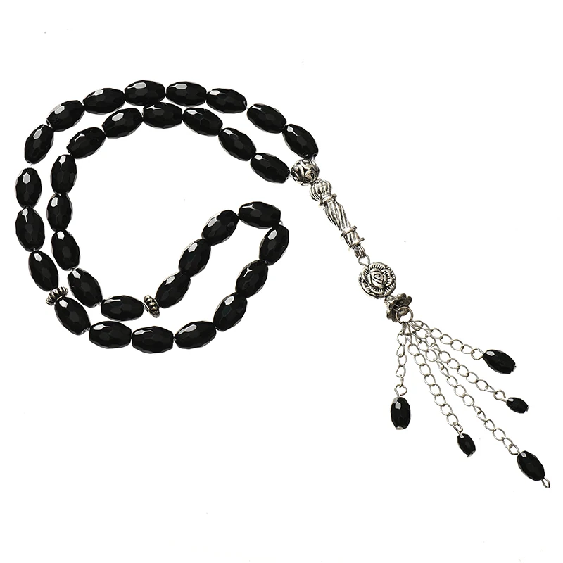 

Faceted Oval Shape 10mm Size For Black jasper Stone Beads For Handmade Fashion Rosary Bracelets 14inch F044