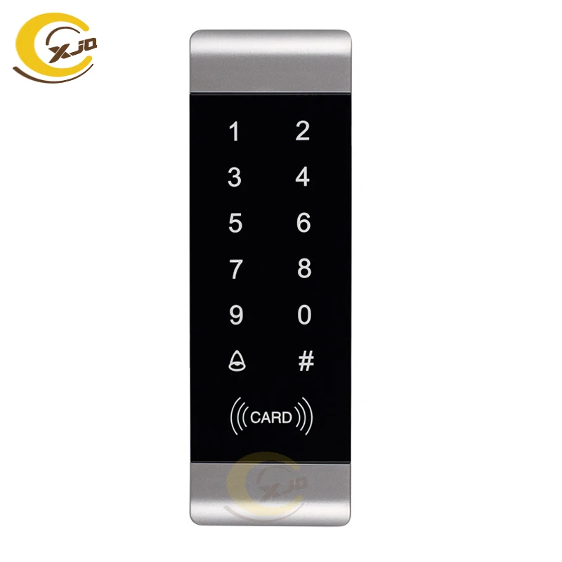 

XJQ 1000 Users Touch Keypad Standalone Access Controller RFID Proximity EM Card Keyfobs Keyboard Single Door Access Control