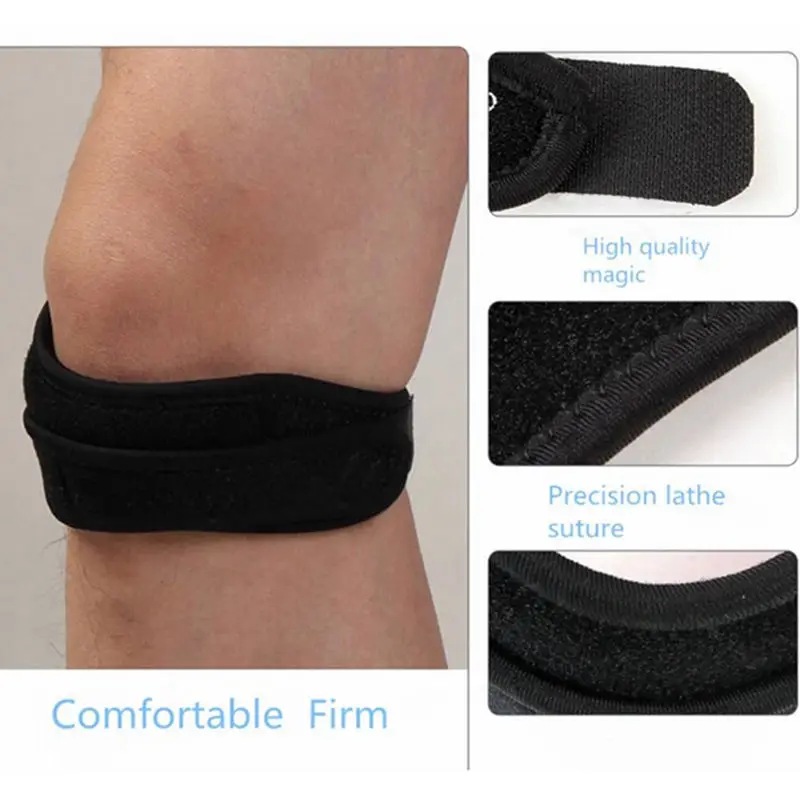

1Pc Adjustable Sports Knee Patella Tendon Support Strap Band Gym Fitness Belted Protector Strap Leg Knee Support Brace Guard Pad