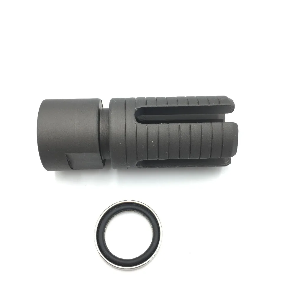 

14MM CCW Thread negative HK416C Flash Hider Muzzle Brake for Gen9 J9 Water Gel Ball Blaster Airsoft AEG