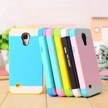 Para samsung galaxy s4 mini caso híbrido de silicone plástico rígido coloridos casos de telefone para samsung galaxy s4 mini i9190 capa caso