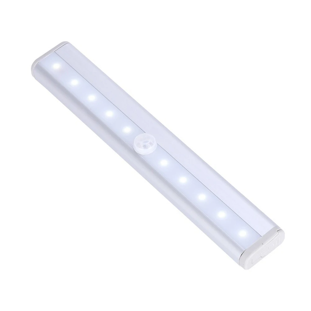10 LED датчик для шкафа беспроводной светодиодный свет с датчиком движения ночник