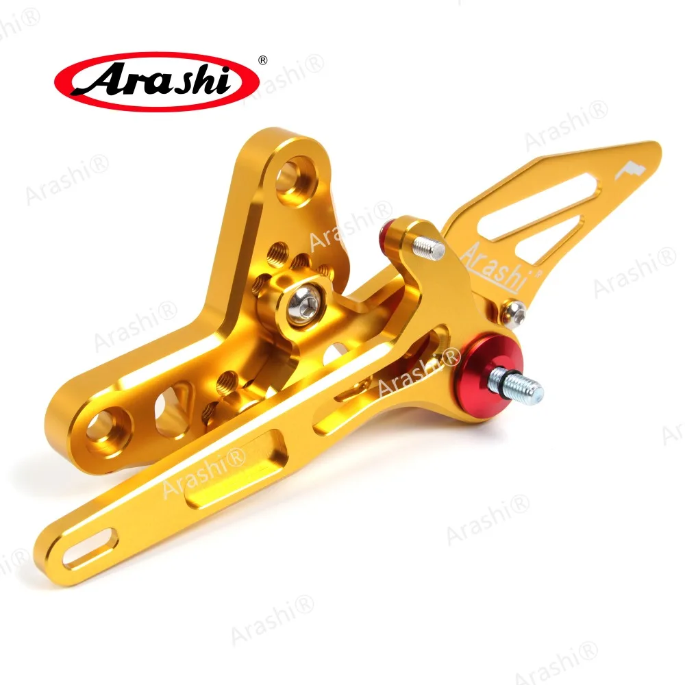 Arashi NINJA 400 регулируемая подножка Rearset для KAWASAKI Ninja 400 Rider CNC аксессуары для мотоциклов педаль 18