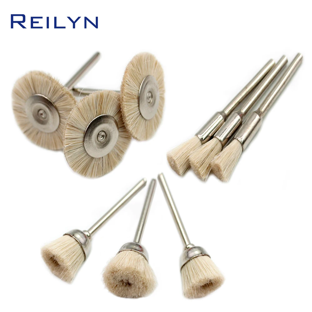 

fake wool brush roller polishing wheel wool polisher soft brush polishing roller for dremel rotary tool