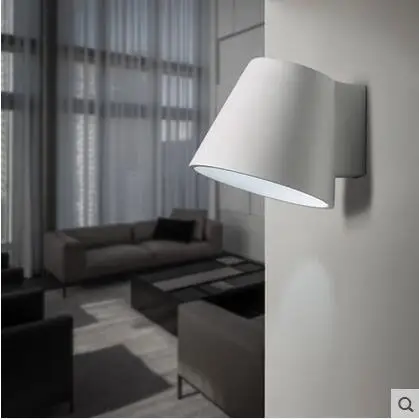 Plaster Sconces Concise Modern LED Wall Lamp Creative Bedside Light Simple Fixtures For Home Lightings Applique