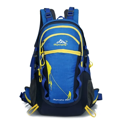 Велосипедный рюкзак, рюкзак для путешествий, походный рюкзак для походов, дорожный рюкзак для верховой езды, походная сумка для мужчин и женщин 30л - Цвет: Blue 30L