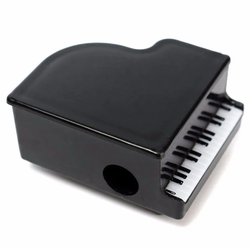 Creative Small Plastic Piano Shape Pencil Sharpeners Music Stationery Students Gifts For Kids Children School Office Supplies