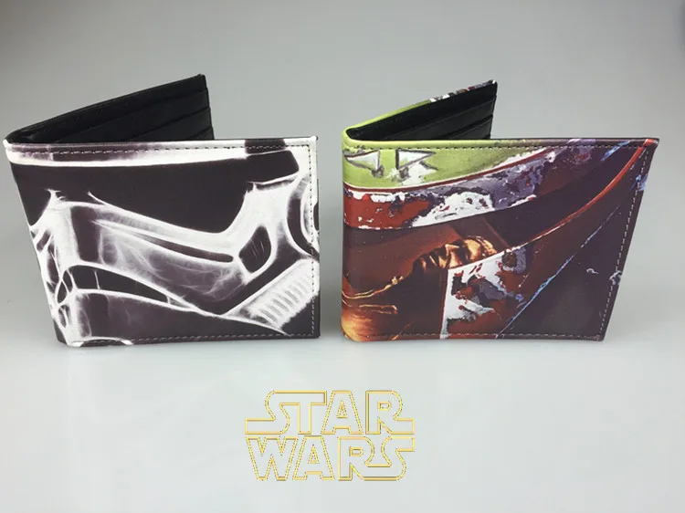 Комиксы Star Wars кошельки Высокое качество кожаный кошелек мультфильм аниме Star-войны подарок денежные мешки Для мужчин Для женщин доллар цена короткие кошельки