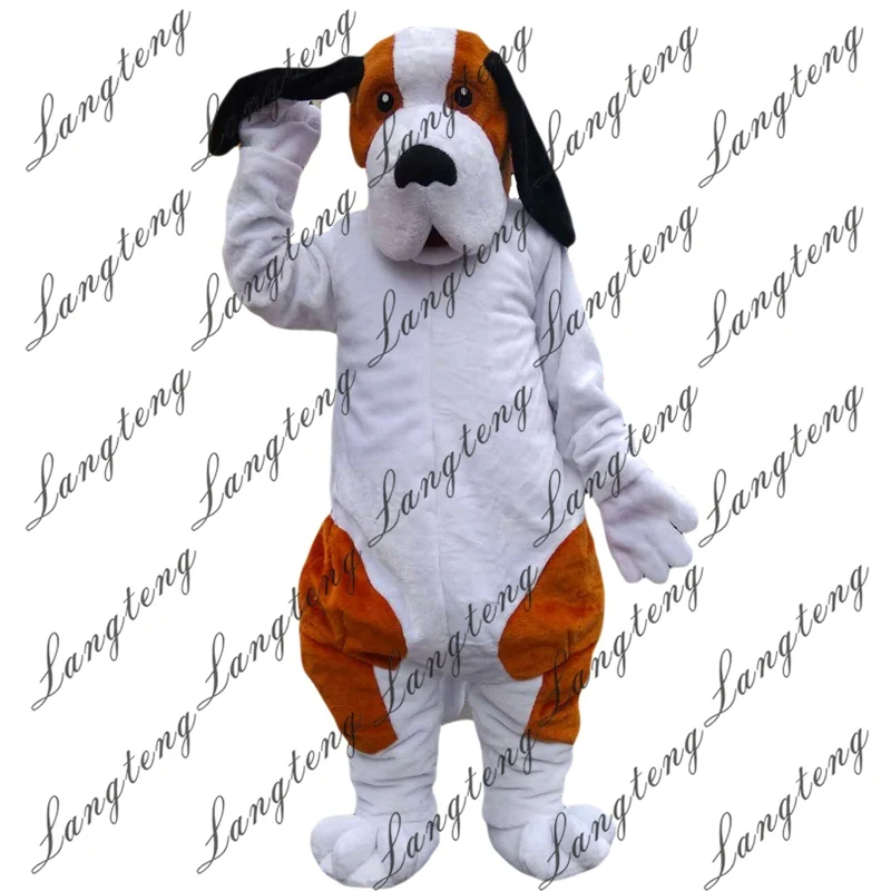 2018 New Hot Sale Basset Hound Dog Mascot Costume Adult Size Halloween