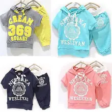 Kids Sportswear Suit Boys Girls Clothes Hoodie T-shirt+ Short Pants Outfits
