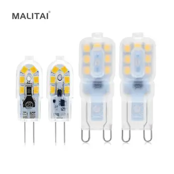

G4 G9 LED Lamp AC DC 12V 220V 110V Mini LED Bulb G4 Light 360 Beam Angle Corn Lights Replace 30W 50W Halogen G4 Spotlight