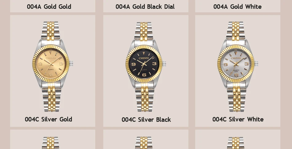 CHENXI роскошные женские часы Дамская мода кварцевые часы для женщин золотые наручные часы из нержавеющей стали повседневные женские часы xfcs