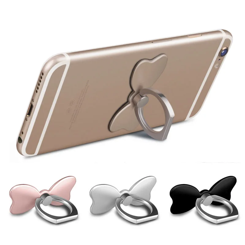 360 Degree Universal Finger Ring Holder Stand Mobile Phone Holder Desk Bracket Support For iPhone Xiaomi Samsung iPad Car Mount