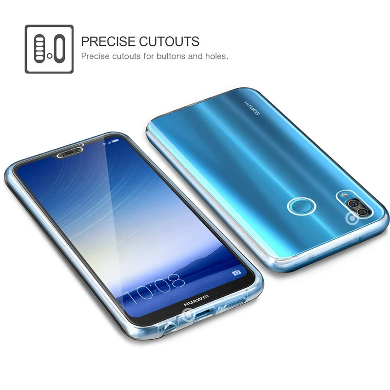 360 задний+ передний Мягкий ТПУ чехол для huawei P20 Pro P30 Lite Y6 Y7 P Smart чехол s P8 P9 P10 Plus Mate20 10 полный защитный чехол