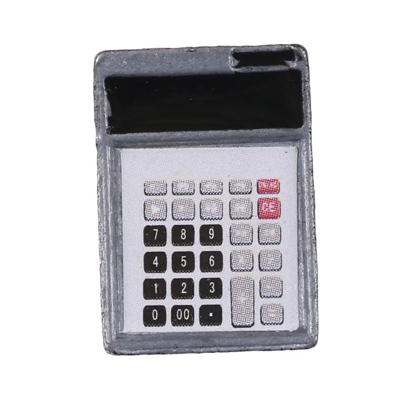 

Wholesale 1:12 dollhouse miniature Mini Calculator Model doll accessories toy for New collectible Gift