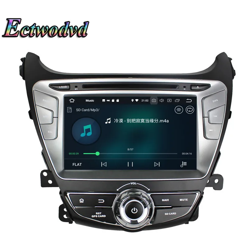 Flash Deal Ectwodvd Octa Core 4G RAM 64G ROM Android 9.0 Car Multimedia DVD Player GPS HeadUnit For Hyundai Elantra 2014 2015- 6