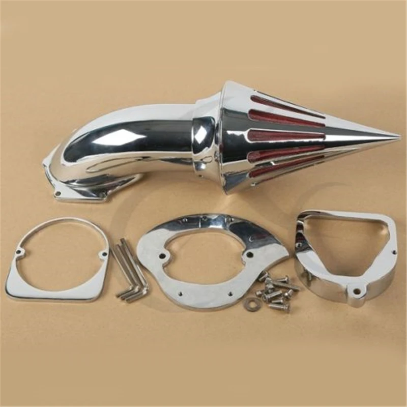 

Chrome Spike Air Cleaner Intake Filter For Honda Shadow Spirit 750 1998-2013 New Motorcycle Accessories