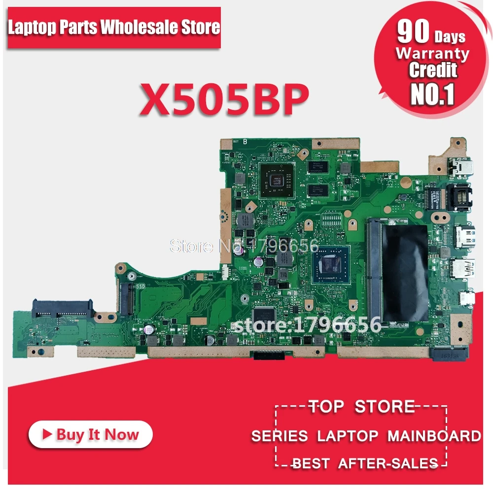 

X505BP 2G Graphics card +4GB RAM CPu/A6-9220 Motherboard For ASUS K505B A580B X505BP Notebook notebook motherboard mainboard