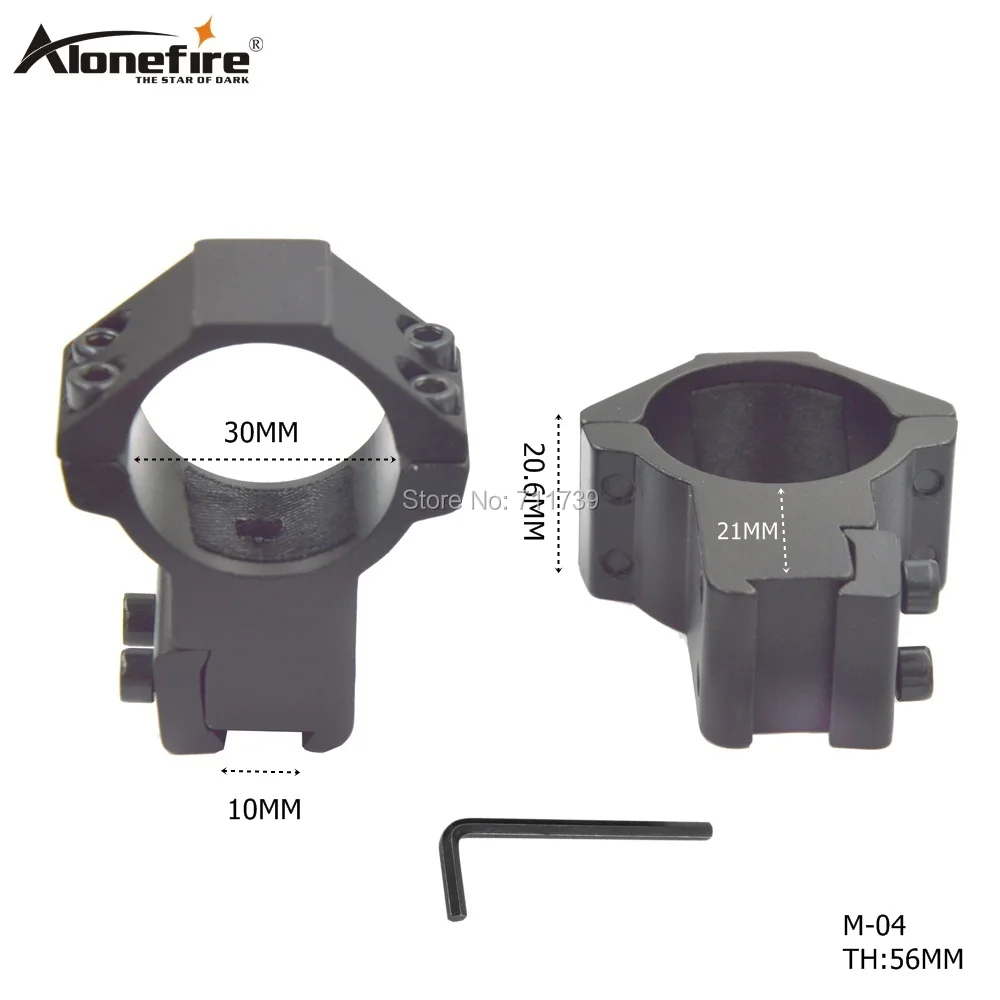 AloneFire M-04 30 мм кольца прицела низкий 10 мм Вивер Пикатинни релиз прицел Крепление