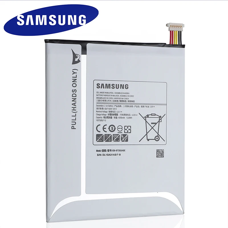 Оригинальная Аккумуляторная батарея Samsung GALAXY Tab A 8 0 T355C|Аккумуляторы для