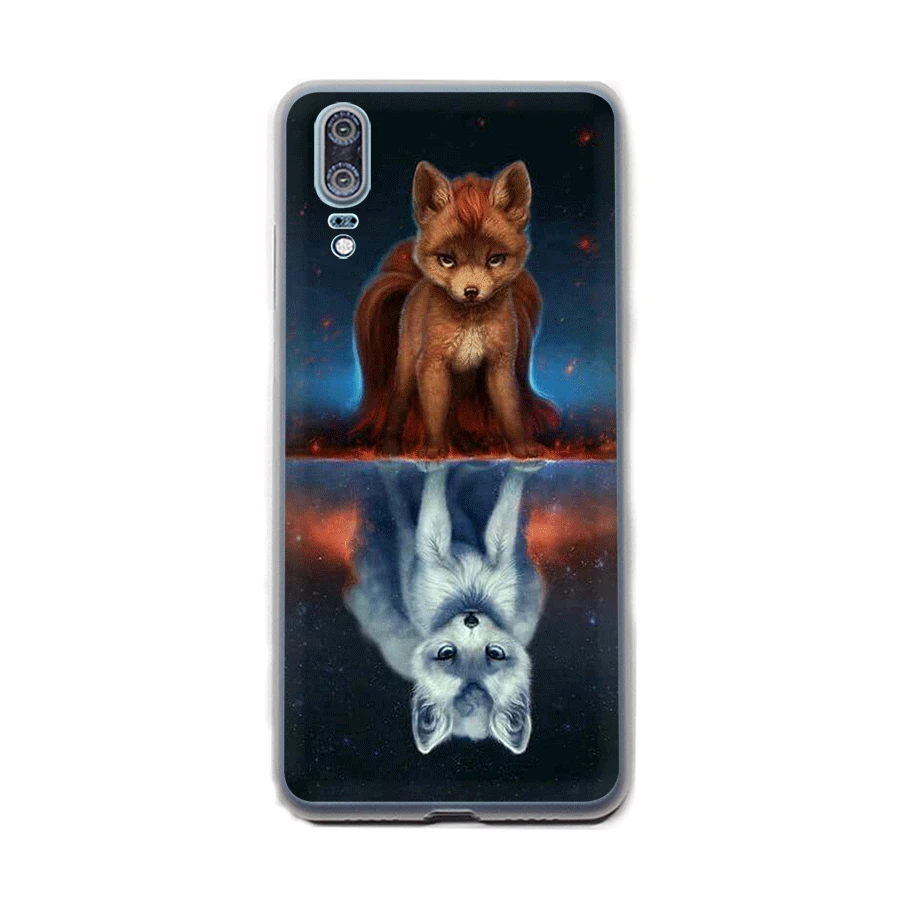 Desxz Волк и девушка телефон чехол для Huawei P8 P9 P10 P20 Pro P Smart Lite Mini Plus
