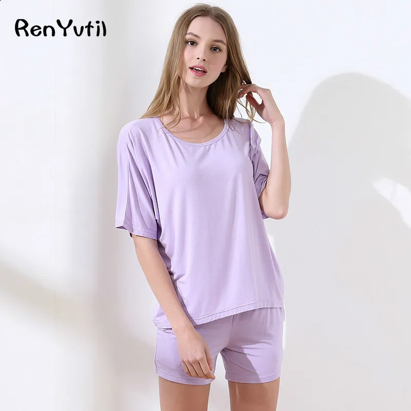 RenYvtil Super Shuffle 100 Modal 2017 Pajamas Summer Women Female