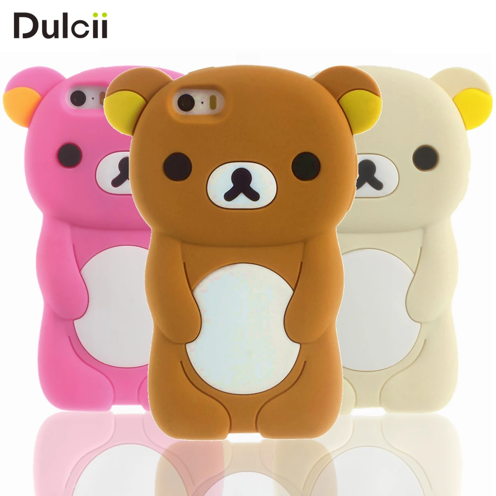 Dulcii for iPhone 5 5s SE Case Rilakkuma Silicone for