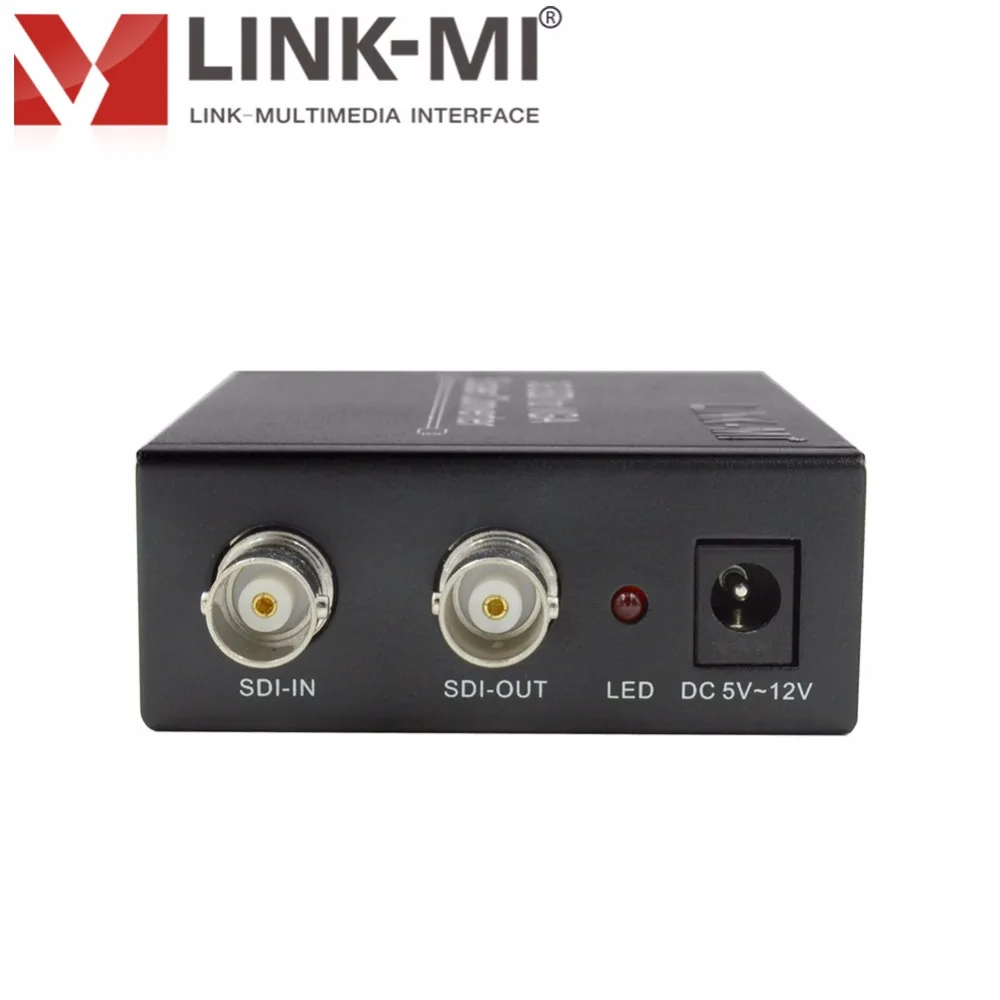 LINK-MI SVG1 SD/HD/3g SDI в VGA конвертер масштабирования поддержка 1920x1080@ 60 Гц одновременный дисплей с BNC 3g SDI VGA сигналов