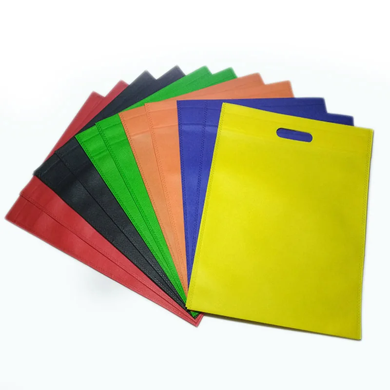 New Reusable Shopping Bag Non-Woven Fabric Bags Folding Shopping Bag For promotionGiftshoesChrismas Grocery Bags Shop Custom (7)