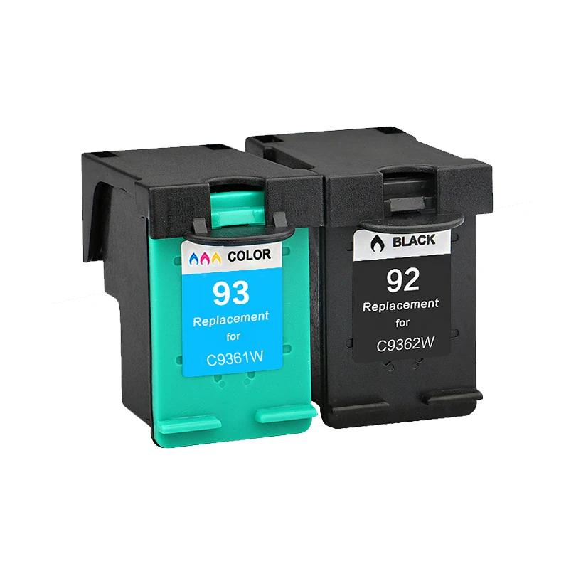 XiongCai cartuchos de tinta para impresora Hp, recambio de tinta Compatible  con Photosmart C3100, 7830, C3180, Deskjet 5440, C3180, PSC 1510, 1510xi,  HP92, HP93|Cartuchos de tinta| - AliExpress