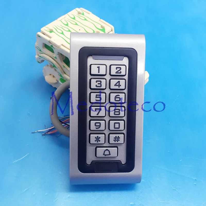 10pcs IP68 Waterproof 125khz RFID/EM Keypad Proximity Door Access Control System Metal Access Control OutDoor silicone key 10pcs IP68 Waterproof 125khz RFID/EM Keypad Proximity Door Access Control System Metal Access Control OutDoor silicone key