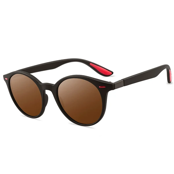TR 90 оправа, брендовые поляризованные солнцезащитные очки для мужчин, wo, мужские Oculos de sol, мужская мода, кошачий глаз, очки для вождения, очки для путешествий, солнцезащитные очки - Цвет линз: brown C1