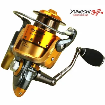 

2017 NEW YUMOSHI 13+1 BB CNC rocker arm metal cup SJ 2000 3000 4000 5000 6000 7000series Spinning Fishing Reel
