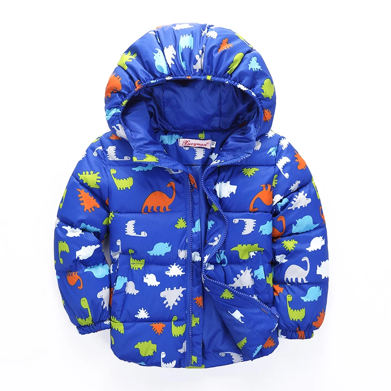 

2016 Autumn&winter New Fashion boys warm coat long sleeve cartoon jacket children cotton-padded clothes kidsoutwear tops