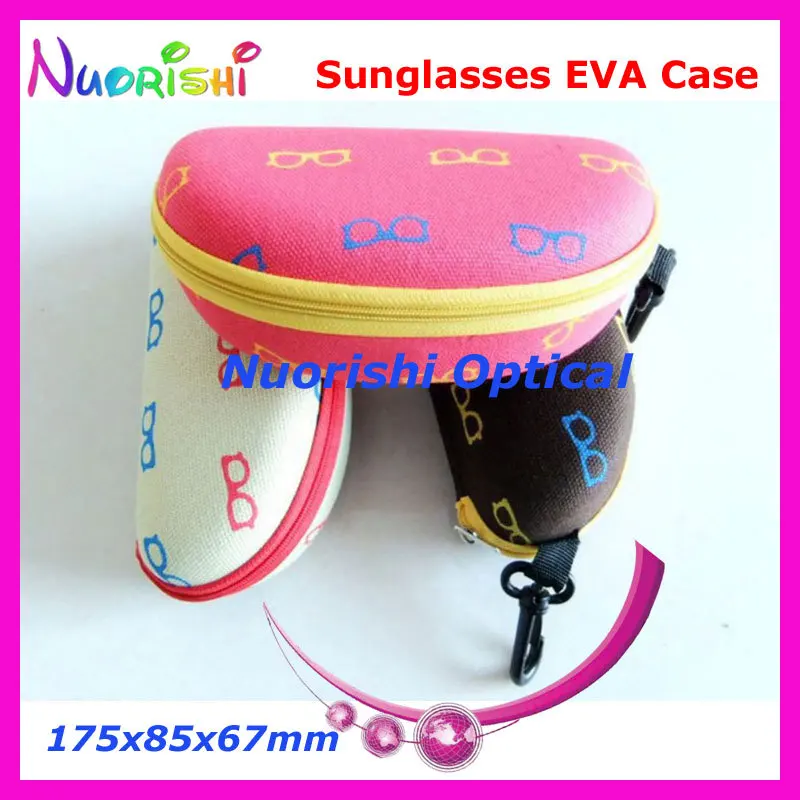 20 шт Большой размер с очками солнцезащитные очки логотип молния 3 цвета EVA Жесткий Чехол Коробка ML024