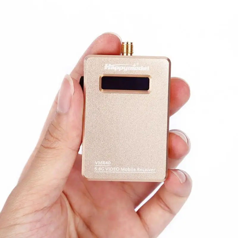  Wireless Mobile Video Receiver with Antenna OTG Connect Smartphone Tablet Golden FPV 5.8G VMBate RC