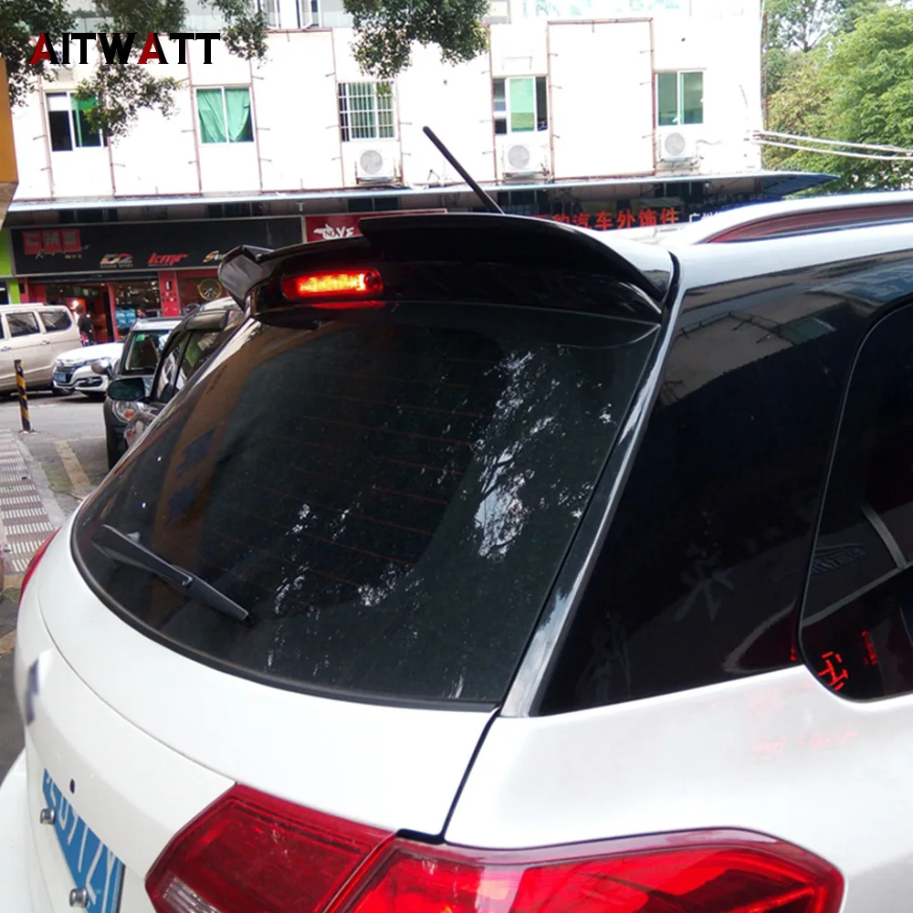 

Spoiler For Suzuki Vitara Spoiler 2016 2017 2018 Auto Part ABS Plastic Unpainted Primer Rear Trunk Boot Wing Lip Spoiler AITWATT