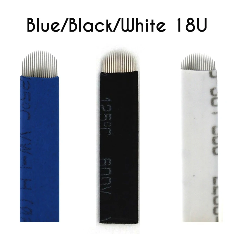 

Permanent Makeup Microblade Eyebrow Needles Sterile Disposable Eyebrow Tattoo Needle Microblading Blades Microblading Needles