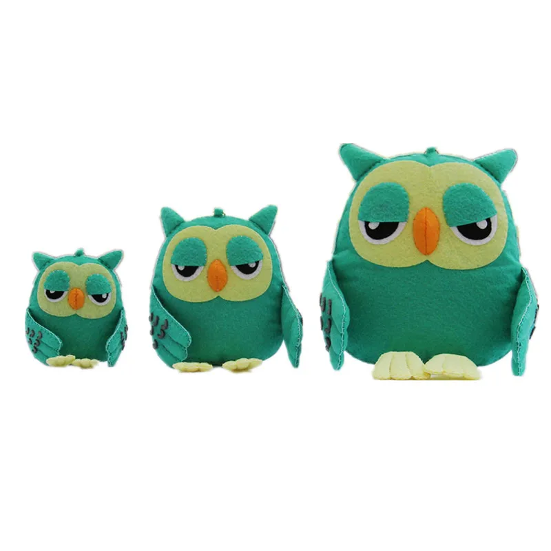 

Cute Owl Families Felt DIY Craft Kit Doll Handmade Sewing Cloth Craft Toys For Children Gifts Schoolbag Pendant Felt DIY Package