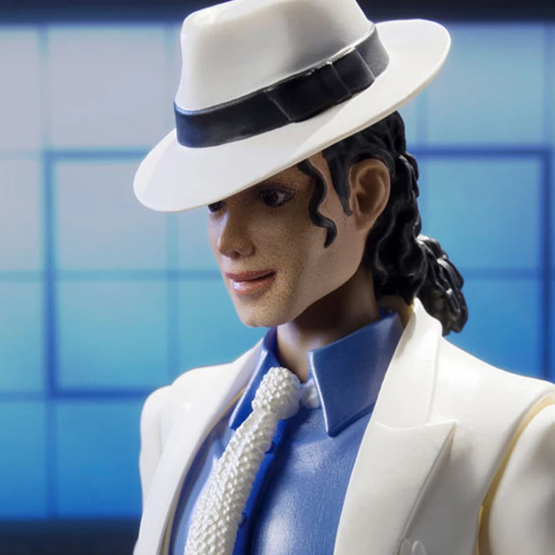 SHFiguarts Michael Jackson Smooth Criminal Moonwalk Action Figure Collection Model Toys 15cm (8)