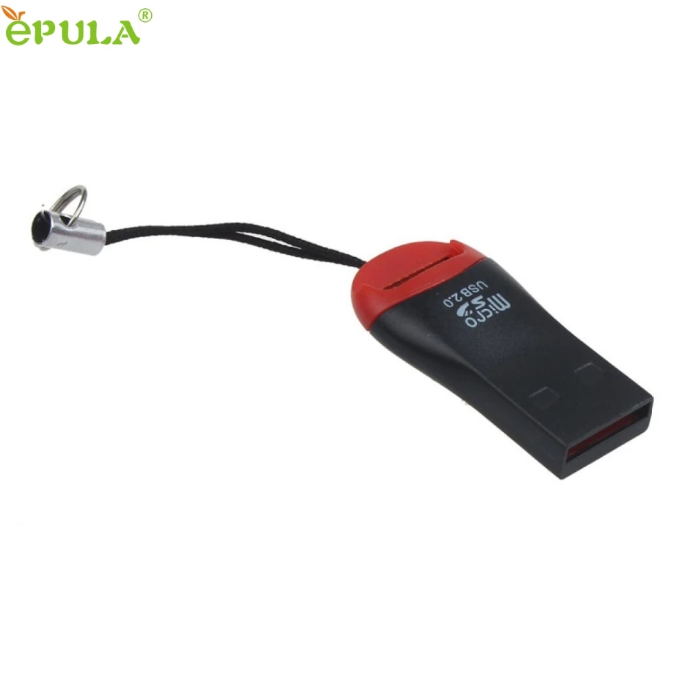 Binmer 2PCS USB 2.0 Micro SD SDHC TF Flash Memory Card Reader Mini Adapter For Laptop 60310 3