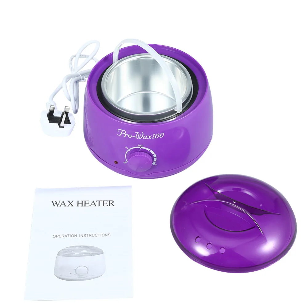 UK Plug Paraffin Wax Heater 500ml Hair Removal Massage Warmer Wax Pot