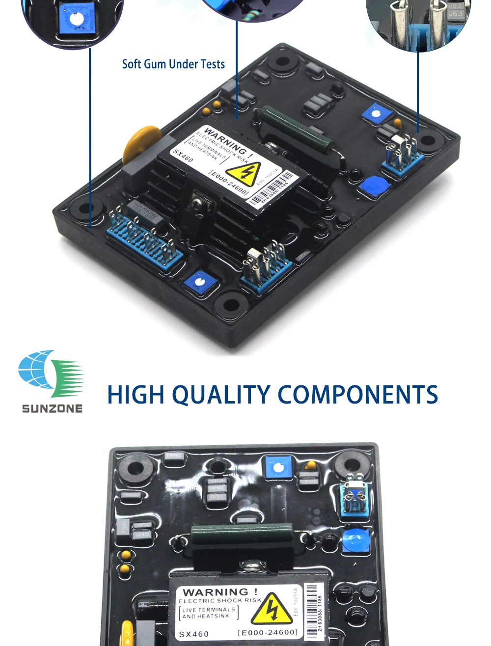 Генератор мощности автоматический регулятор напряжения AVR SX460 Заводская поставка аксессуары