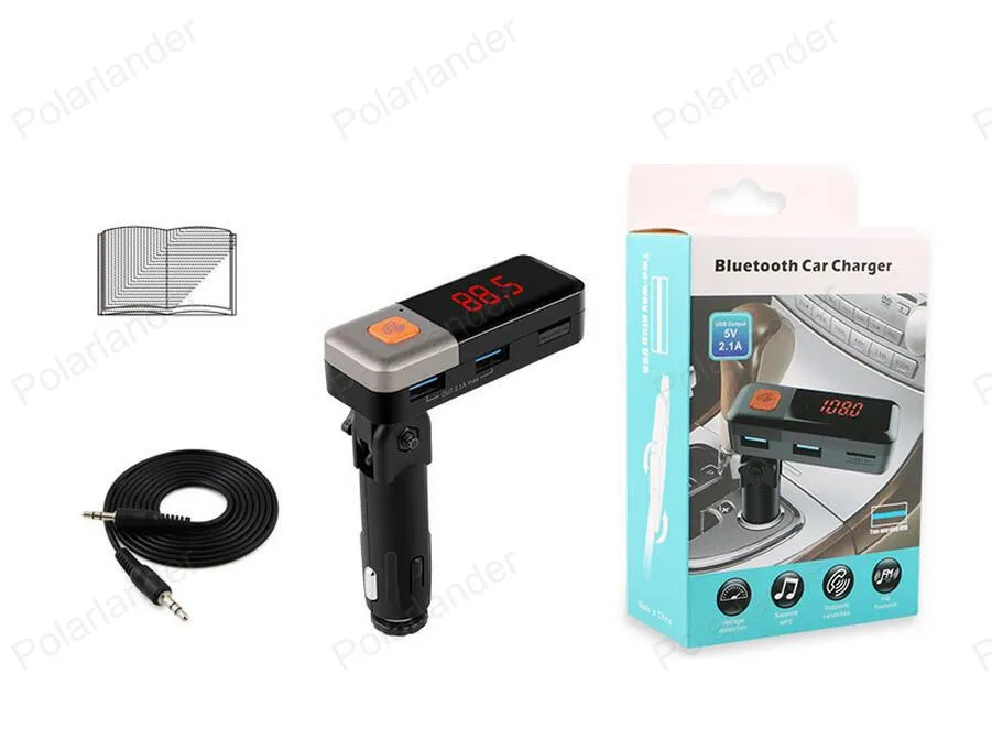 Bluetooth Handsfree Car MP3 Плеер FM Передатчик HD Loosless+ ЖК-Экран+ Поддержка TF Слот