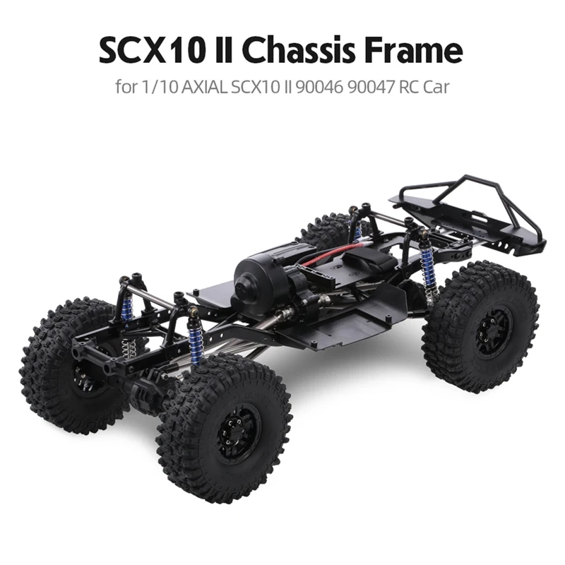 

12.3 Inches DIY Toys For 1/10 Remote Control Crawler Car Parts Base Set Robot Club Chassis Frame Wheelbase Mounted Party